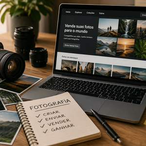 Melhores Plataformas Para Vender Fotos em 2026: Descubra os Sites Mais Lucrativos Para Ganhar Dinheiro