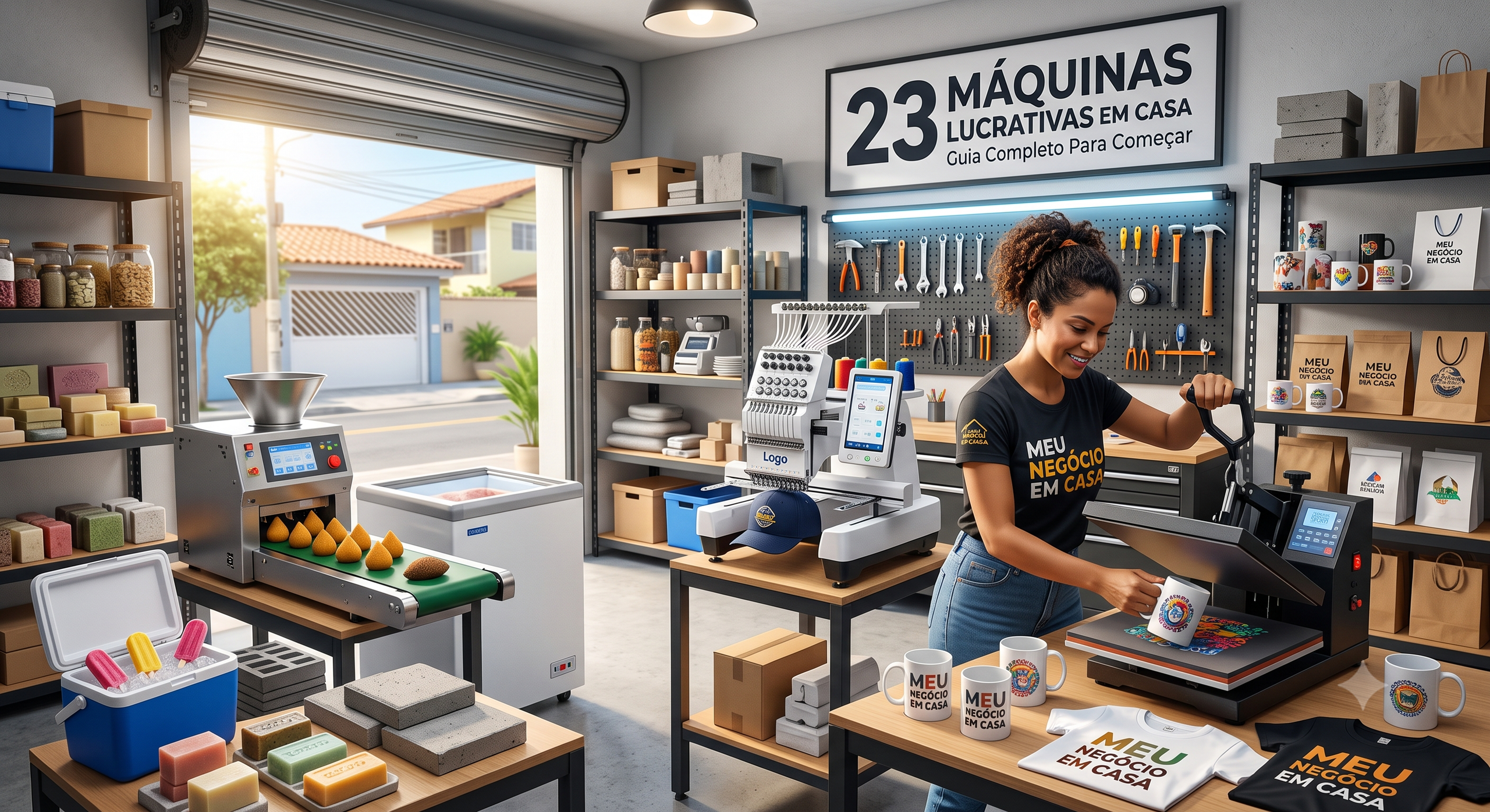 Máquina Para Trabalhar em Casa